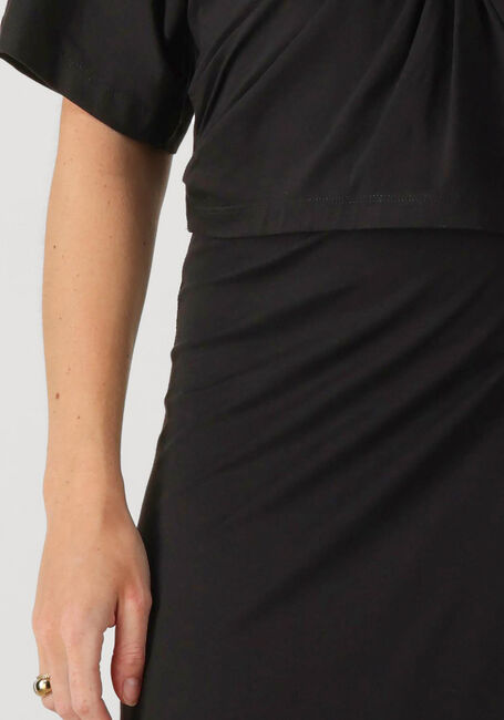 JANSEN AMSTERDAM Jupe midi FALTA ROK V 663 en noir - large