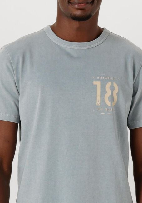 BUTCHER OF BLUE T-shirt ARMY 18 STENCIL TEE Bleu clair - large