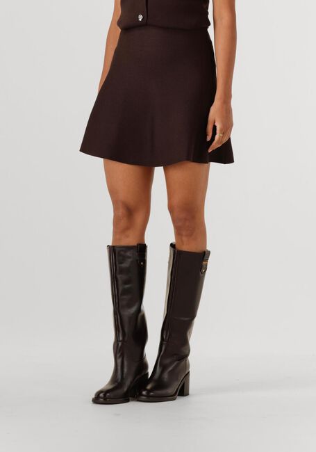 Bruine NEO NOIR Minirok HANNA SMOOTH KNIT SKIRT - large