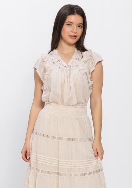 NEO NOIR JAYLA S VOILE TOP Hauts & T-shirts en beige - large