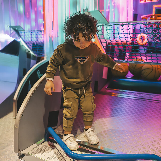 YOUR WISHES Chandail GARMENT DYE OVERSIZED SWEATER Kaki - large