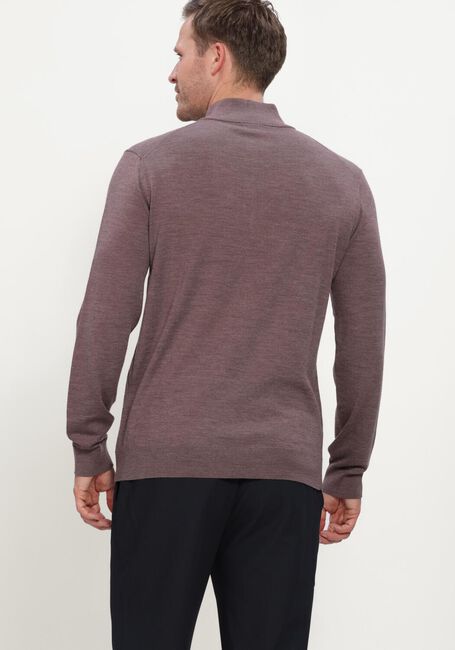 Paarse PROFUOMO Trui EXTRAFINE MERINO - large