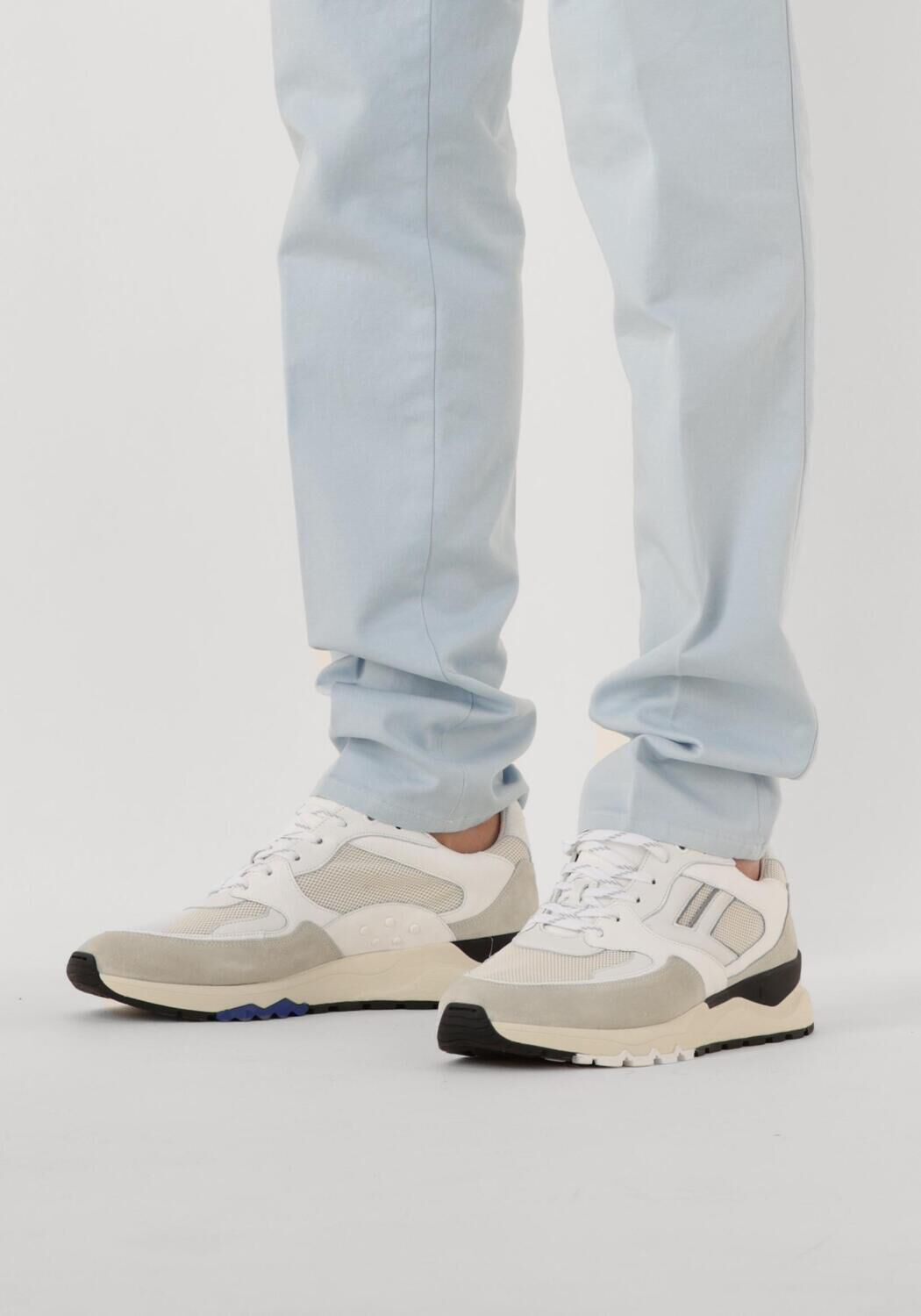 Witte FLORIS VAN BOMMEL Sneakers SFM-10154 DE TREENER - large