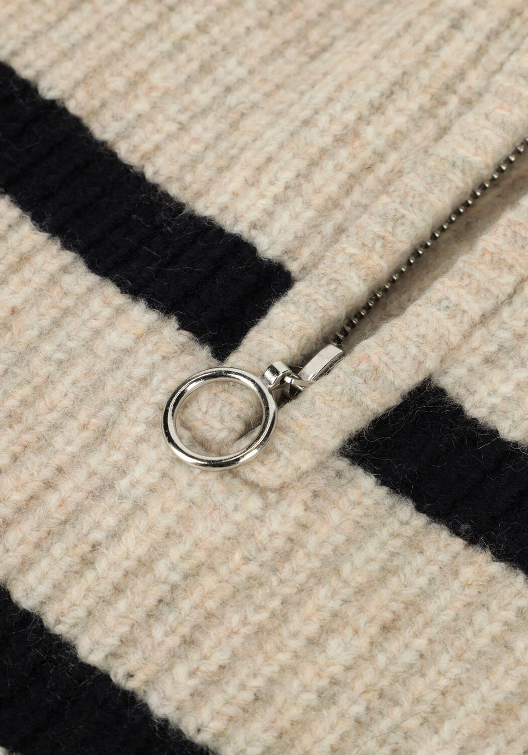 NEO NOIR Pull NEVENA STRIPE KNIT BLOUSE Sable - large