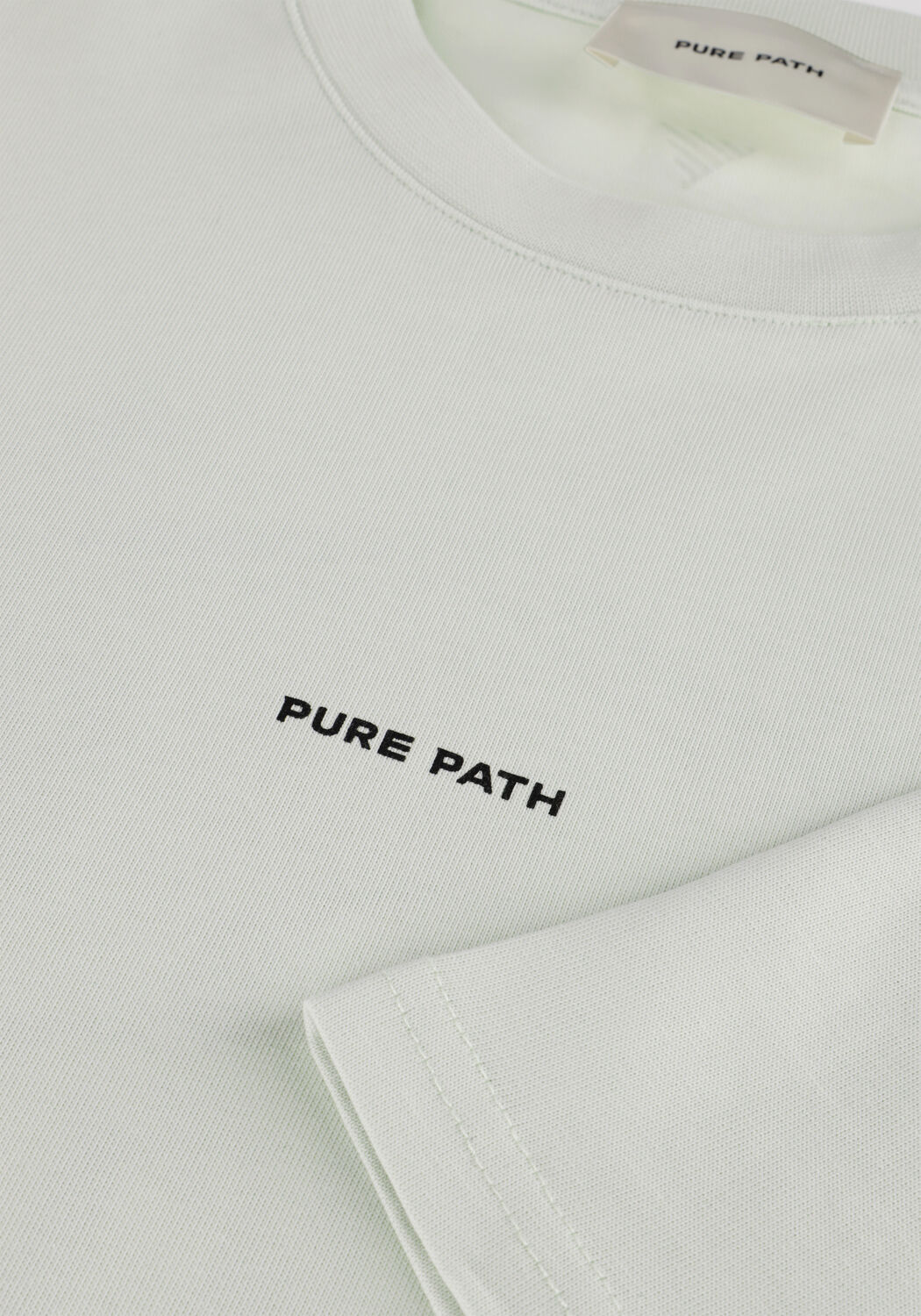 PURE PATH T-shirt LOOSE FIT CREWNECK SS T-SHIRTS Menthe - large