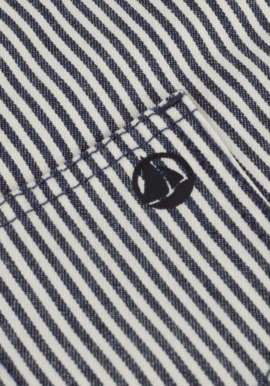 Blauwe PETIT BATEAU Broeken/jumpsuits SALOPETTE COURTE - large