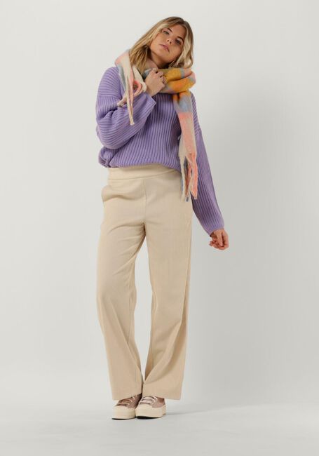 ANOTHER LABEL Col roulé LEAH KNITTED PULL L/S Lilas - large