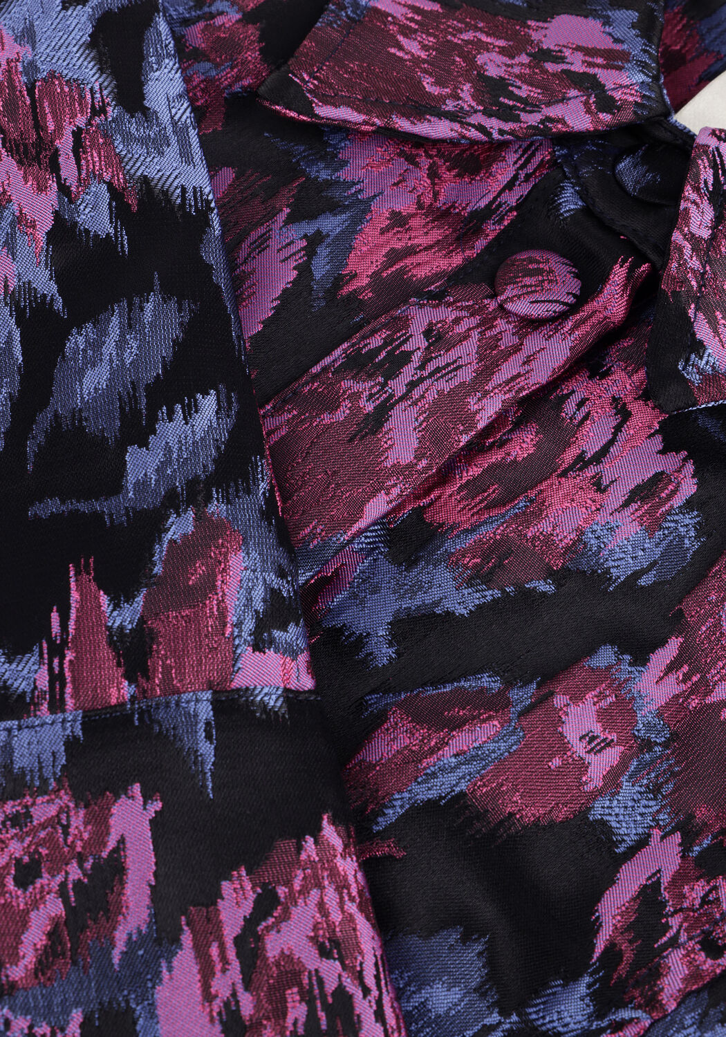 Y.A.S. Mini robe YASSULENA LS SHIRT DRESS en bleu - large