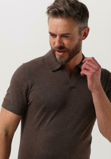 PROFUOMO Polo PPUJ10029 en marron - large
