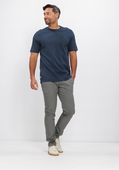 CAST IRON T-shirt REGULAR FIT INTERLOCK Bleu fonc&eacute; - large