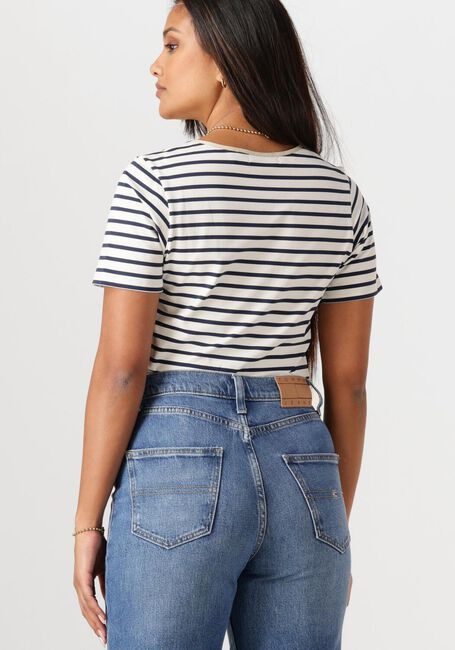 NUKUS T-shirt TIRZA TOP STRIPE en bleu - large