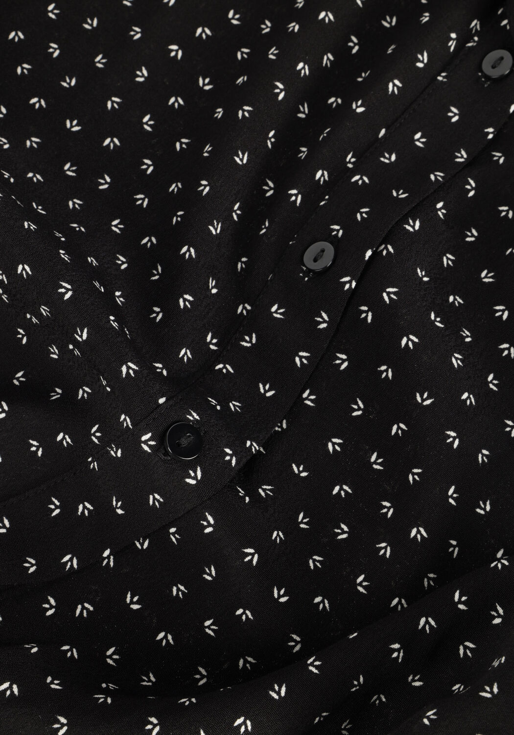 Zwarte MODSTR&Ouml;M  ANDERSON PRINT SHIRT - large