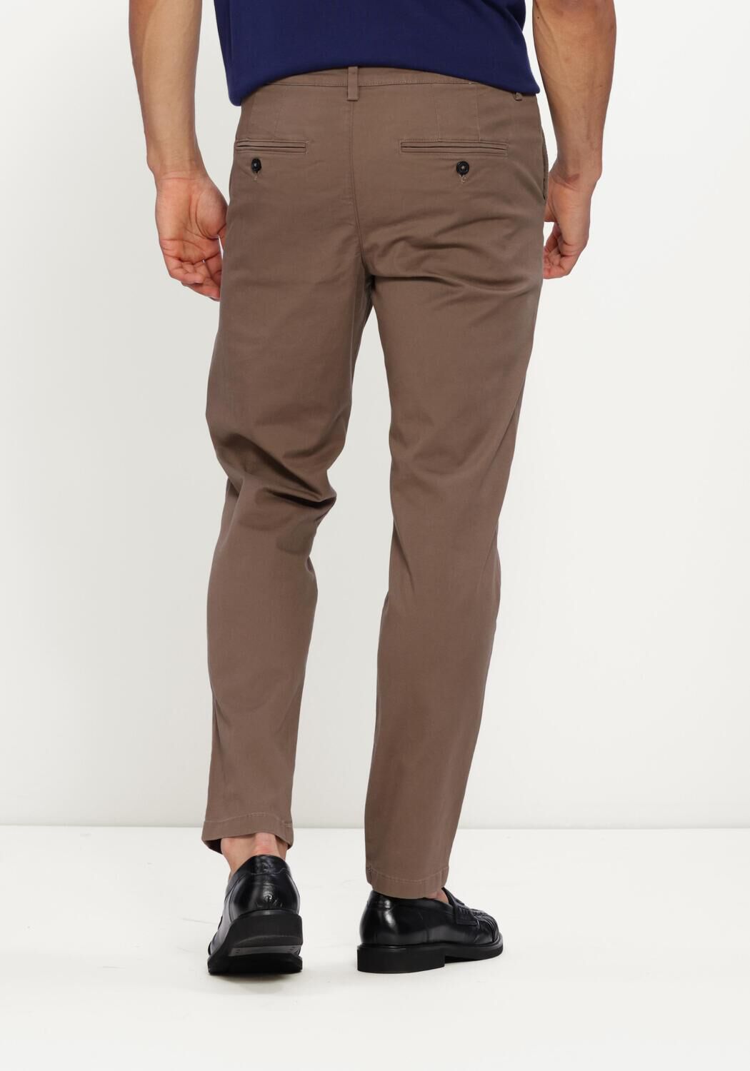 Bruine SELECTED MEN Pantalon SLH175-SLIM NEW MILES FLEX PANT NOOS - large