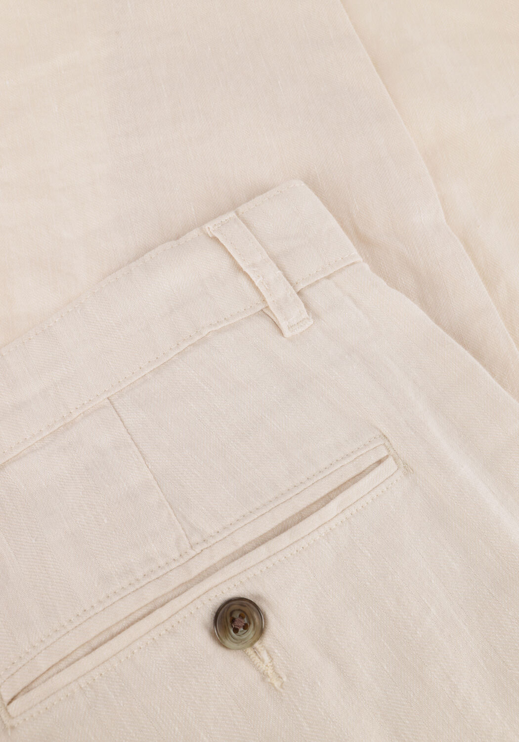 Beige SELECTED MEN Chino SLH180-RELAED CROP RON SUN PLEAT PANT - large