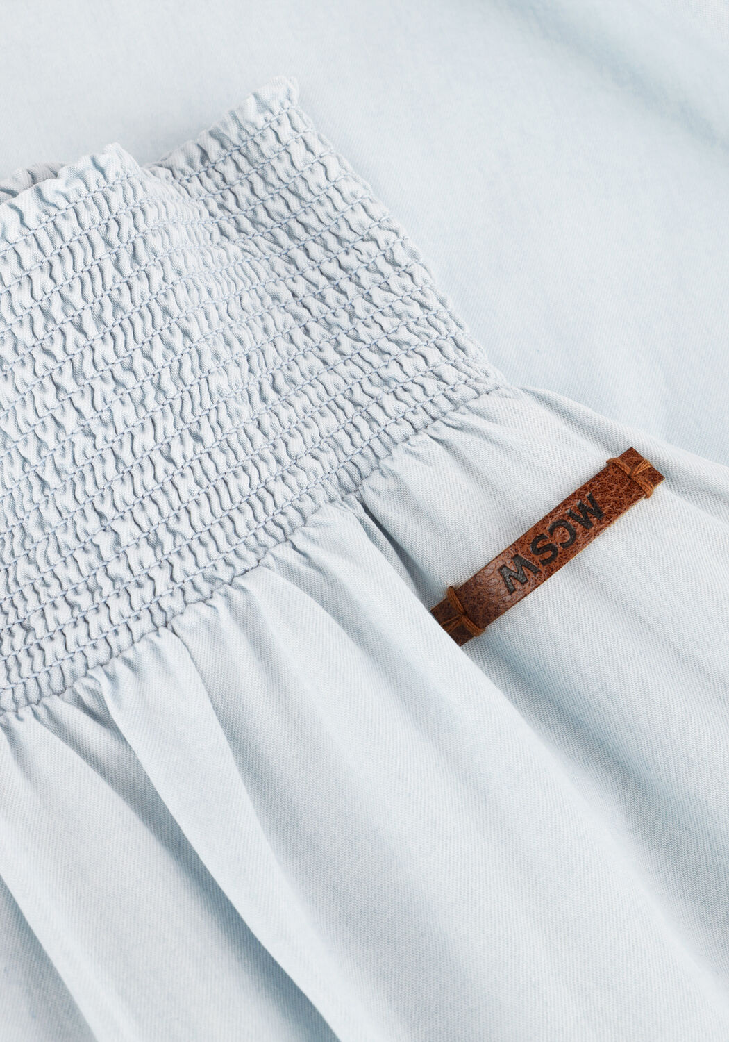 MOSCOW Jupe maxi 119-03-PIP-1 Bleu clair - large