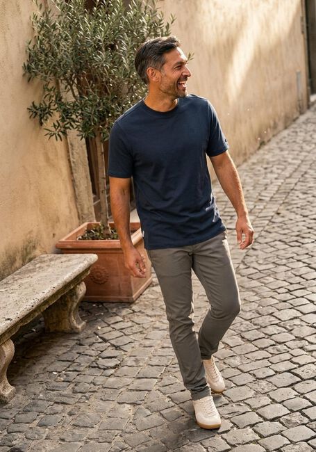 Grijze CAST IRON Chino RISER CHINO - SLIM - large