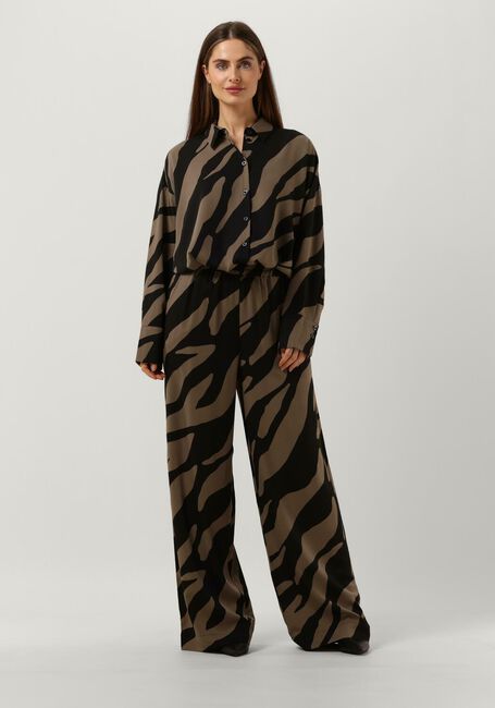 GESTUZ Pantalon large BOTHILDEGZ HW PANTS en noir - large