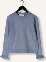 Blauwe SELECTED WOMEN Trui SLFLULU LS KNIT FRILL CUFF O-NECK Blauwe SELECTED WOMEN Trui SLFLULU LS KNIT FRILL CUFF O-NECK - medium