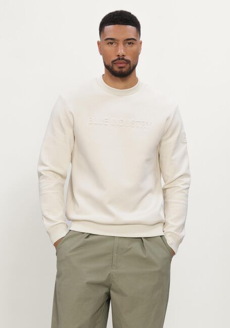 BLUE INDUSTRY Chandail SWEATER Cr&egrave;me - large