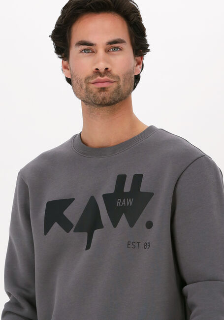 G-STAR RAW Pull RAW ARROW R SW en gris - large