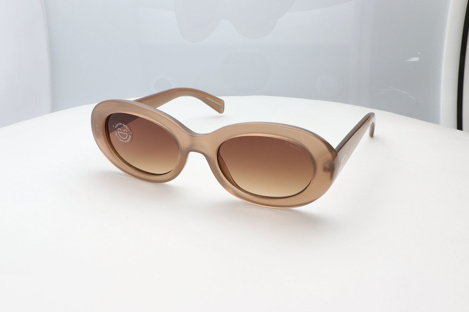 KOMONO LUNA Lunettes de soleil Sable - large