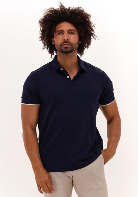 Donkerblauwe VANGUARD Polo SHORT SLEEVE POLO JERSEY PIMA - large