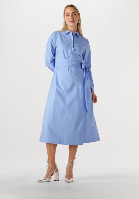 SELECTED FEMME Robe midi SLFAVIANA LS MIDI WRAP DRESS Bleu clair - large