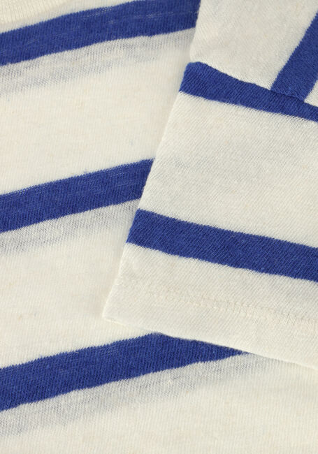 PLAY UP T-shirt STRIPED JERSEY T-SHIRT en blanc - large