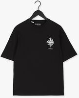 SELECTED HOMME T-shirt SLHLOOSE-PAW SS O-NECK TEE EX en noir