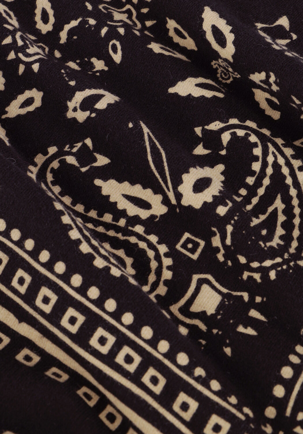 10DAYS Pantalon de jogging CROPPED JOGGER PAISLEY en noir - large