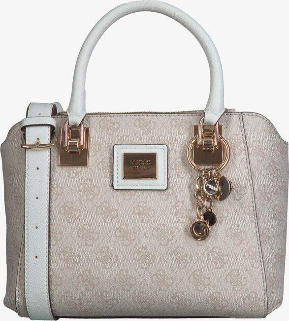 Beige GUESS Handtas CANDACE SOCIETY SATCHEL - large
