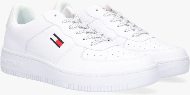 Witte TOMMY HILFIGER Lage sneakers REFLECTIVE CUPSOLE - large