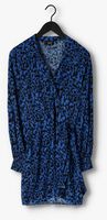 ALIX THE LABEL Mini robe LADIES WOVEN SKETCHY ANIMAL DRESS WITH KNOT Cobalt