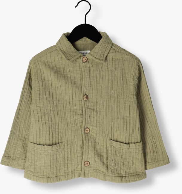 Groene PLAY UP Blouse WOVEN SHIRT - large