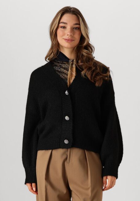 SUMMUM Gilet FANCY BUTONS CARDIGAN COZY en noir - large