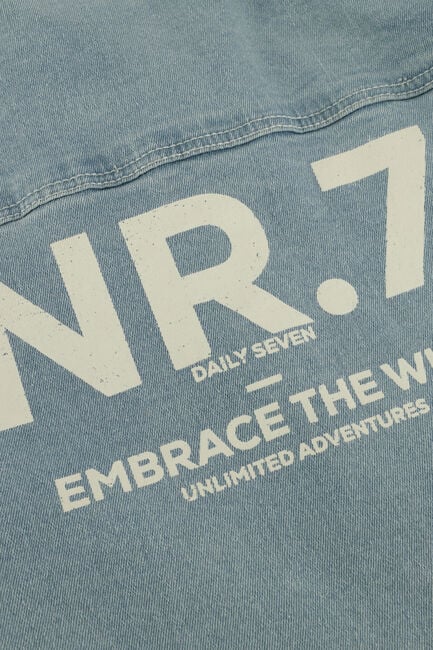 Lichtblauwe DAILY7 Spijkerjas DENIM JACKET - large