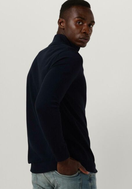 SELECTED HOMME Pull SLHBERG HALF ZIP CARDIGAN NOOS Bleu foncé - large