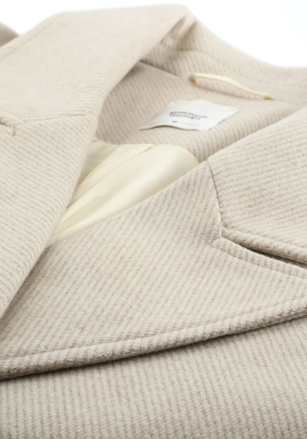 SUMMUM Manteau COAT GABARDINE en beige - large