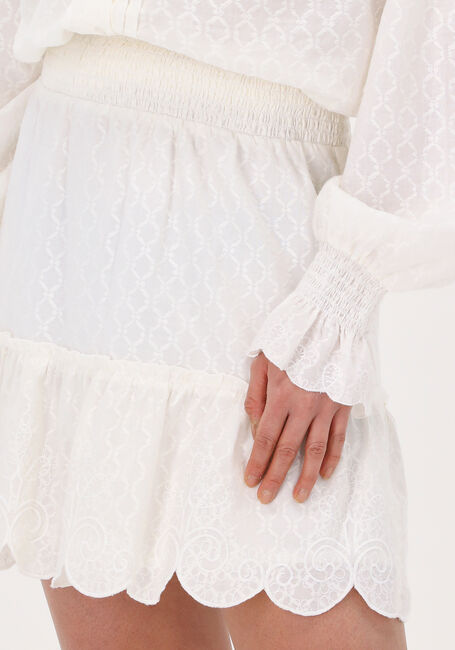 Witte ALIX THE LABEL Minirok BRODERIE SKIRT - large