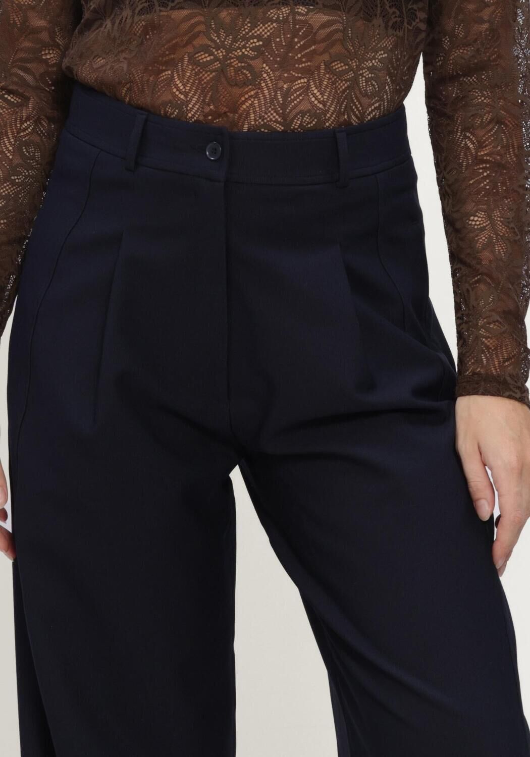 AIMEE THE LABEL COLOMBIAW6 TROUSER Pantalons Bleu fonc&eacute; - large