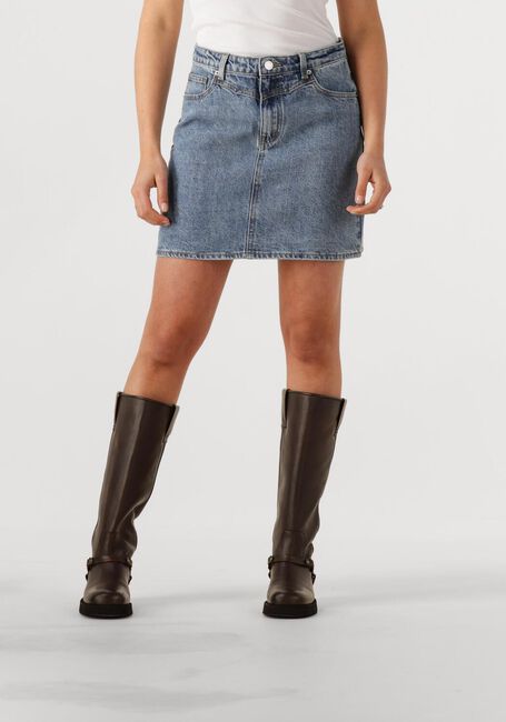 Y.A.S. Mini-jupe YASAIKO MW DENIM SKIRT en gris - large