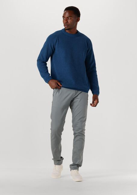 Blauwe DSTREZZED Trui NEILL BIG CHENILLE - large
