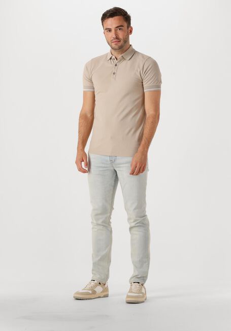 GENTI Polo POLO 3 BUTTON SS J2001-1212 en beige - large