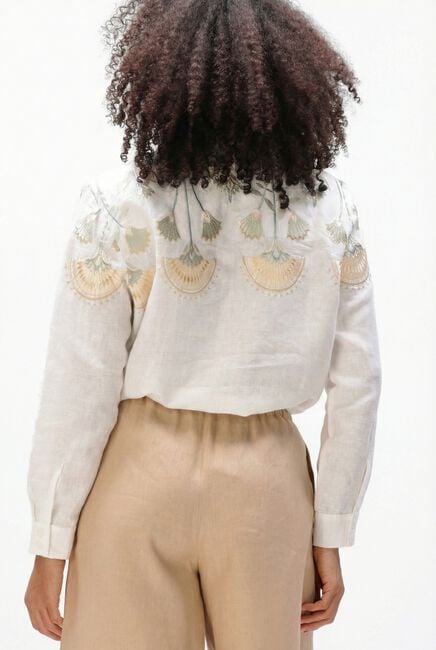 GREEK ARCHAIC KORI S26K-2075044 Blouses en blanc - large