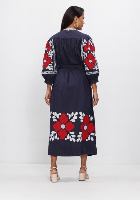 ANTIK BATIK Robe midi OXO DRESS Bleu fonc&eacute; - large