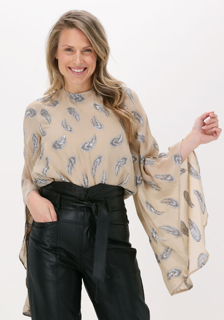 Taupe BRUUNS BAZAAR  DIANTHA WILLA BLOUSE - large