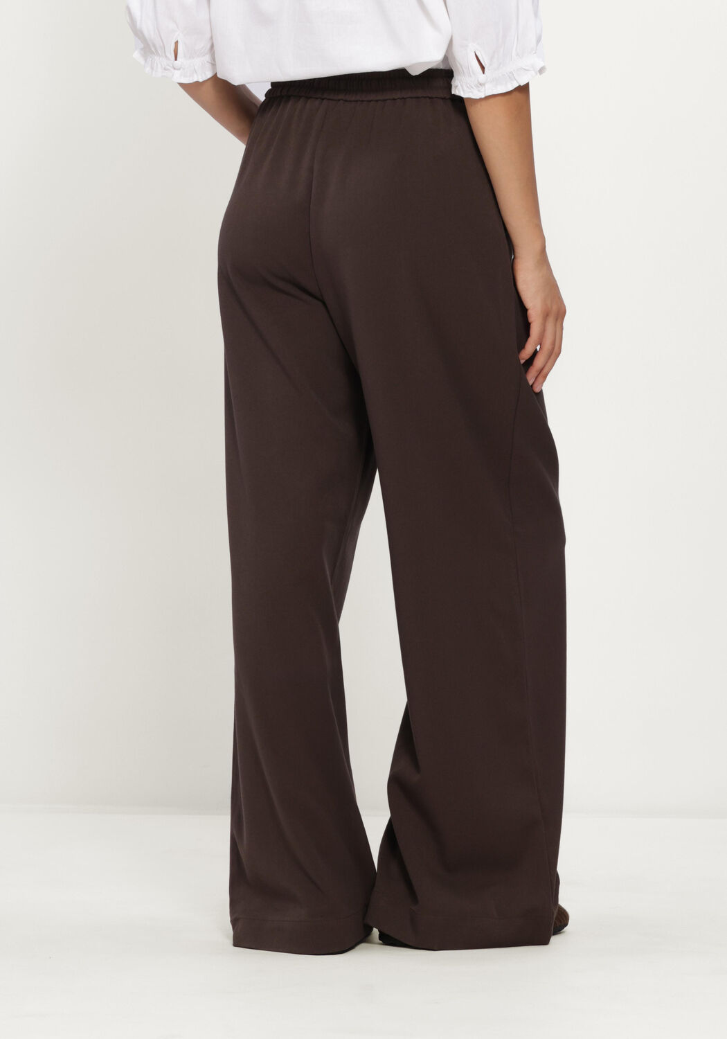 MSCH COPENHAGEN Pantalon large MSCHJALEN HENRIKA PANTS en marron - large