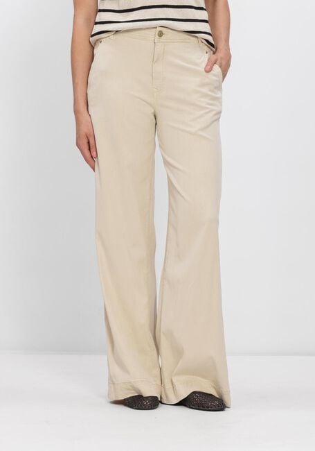 SUMMUM WIDE LEG SKY TENCEL Pantalons Kaki - large