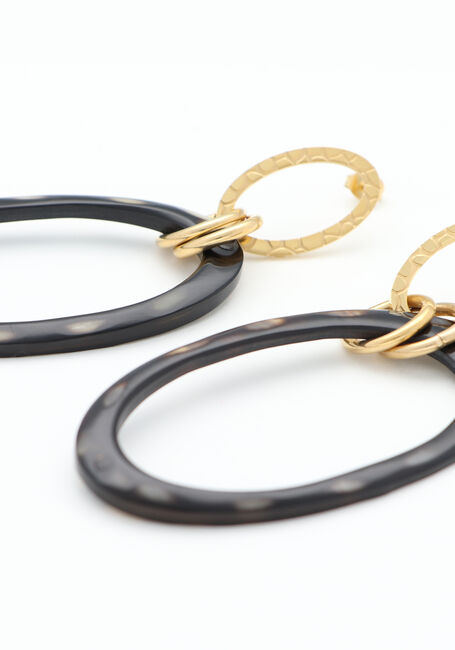 PAULIE POCKET Boucles d'oreilles HORN ELEGANCE EARRINGS en multicolore - large