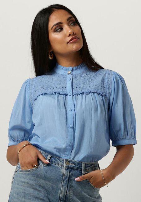 Blauwe FABIENNE CHAPOT  TOOTSIE SS BLOUSE - large